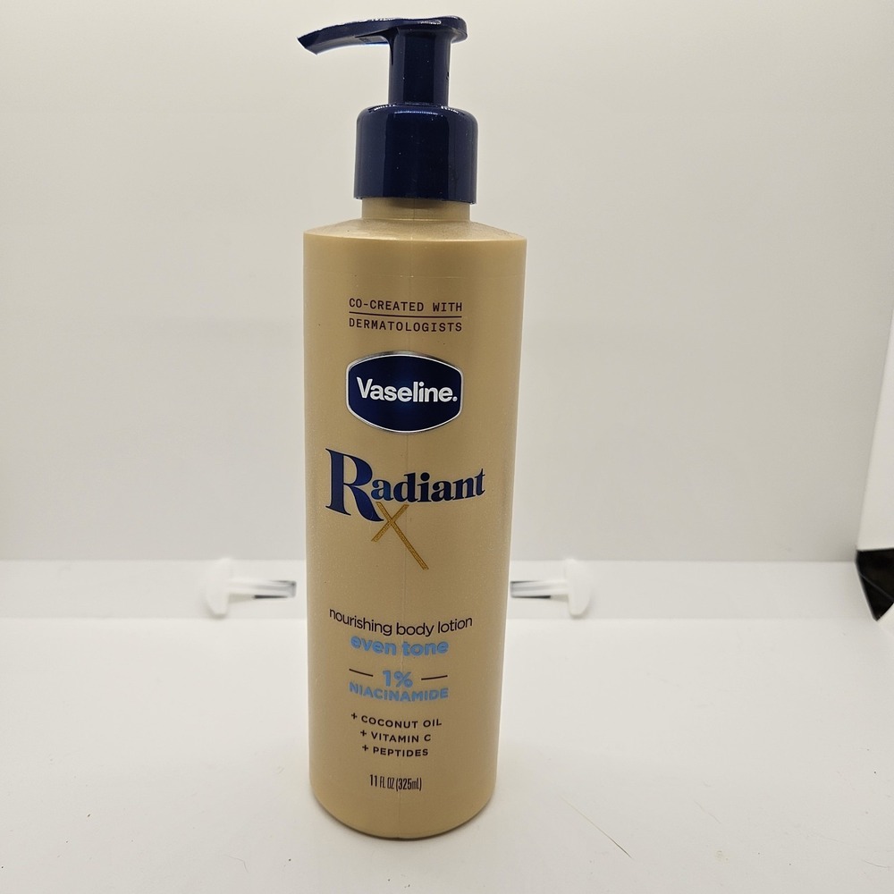 Vaseline Radiant X Body Lotion Even Tone Niacinamide 11oz Pump